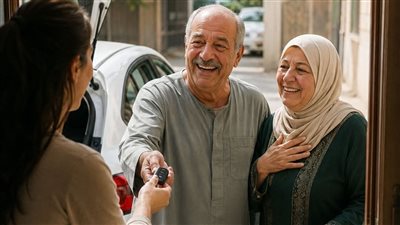 جوزي لعب في فرامل العربية 